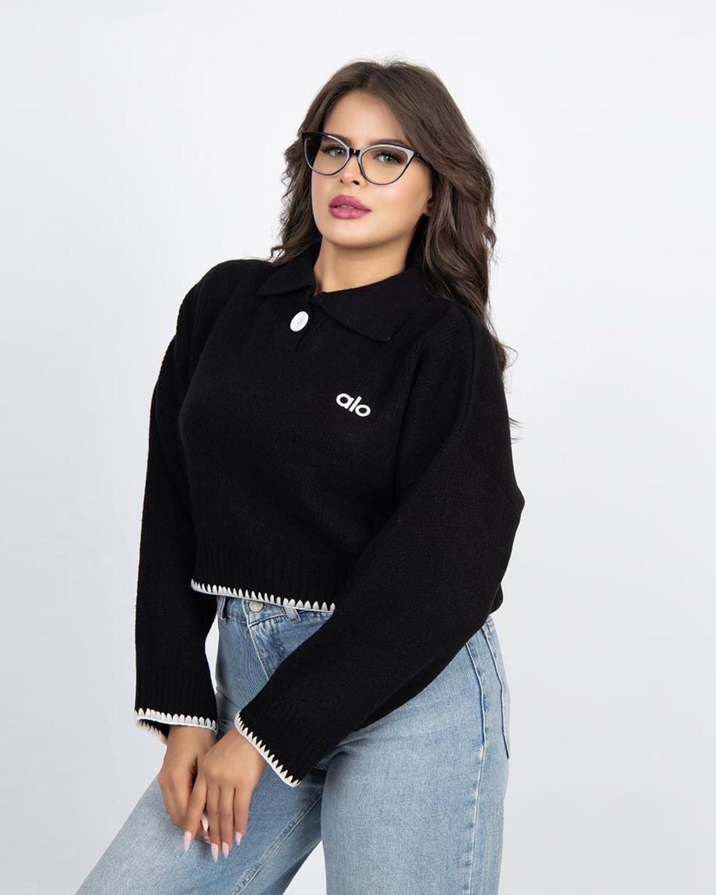 Knitted “alo” Sweater