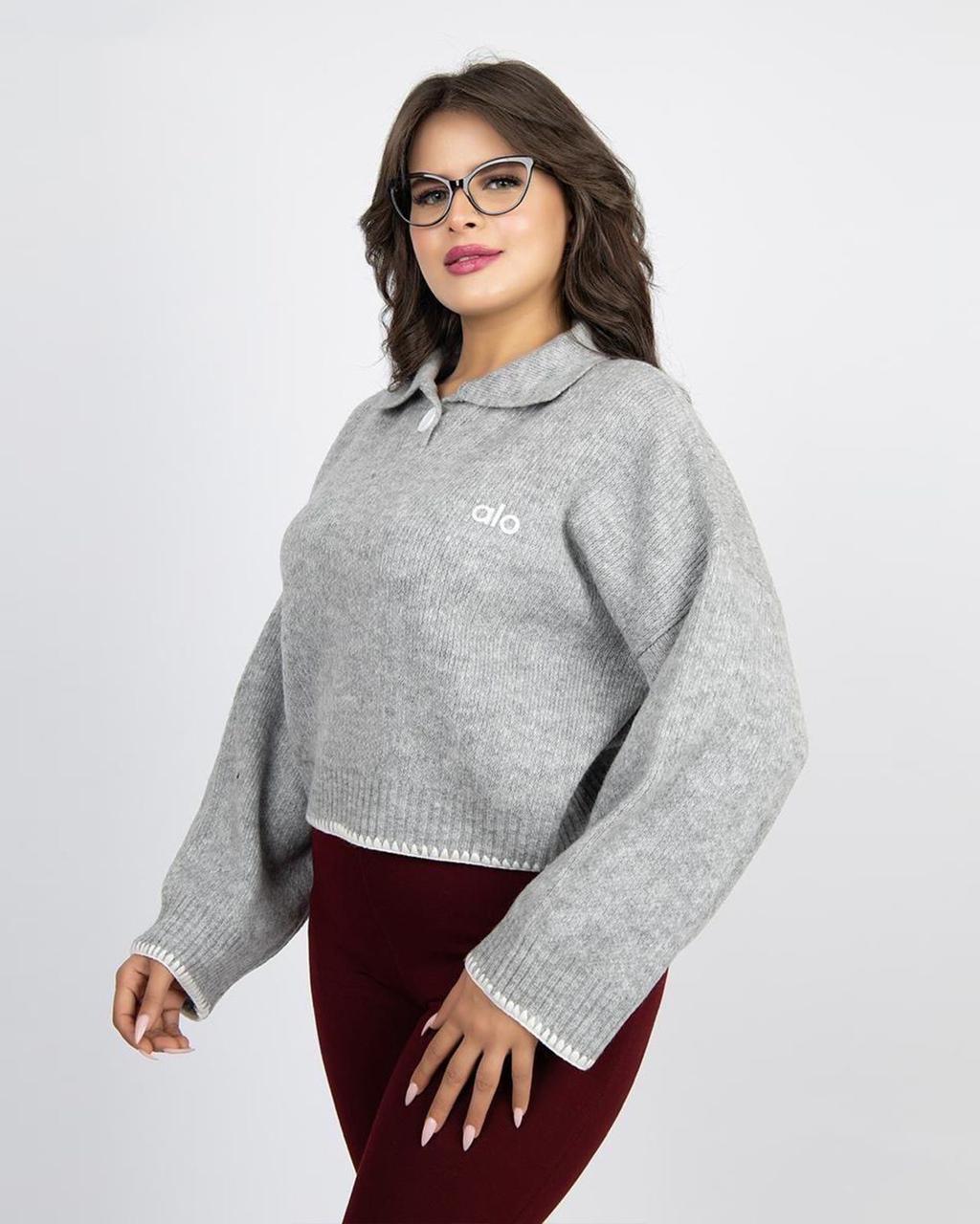 Knitted “alo” Sweater