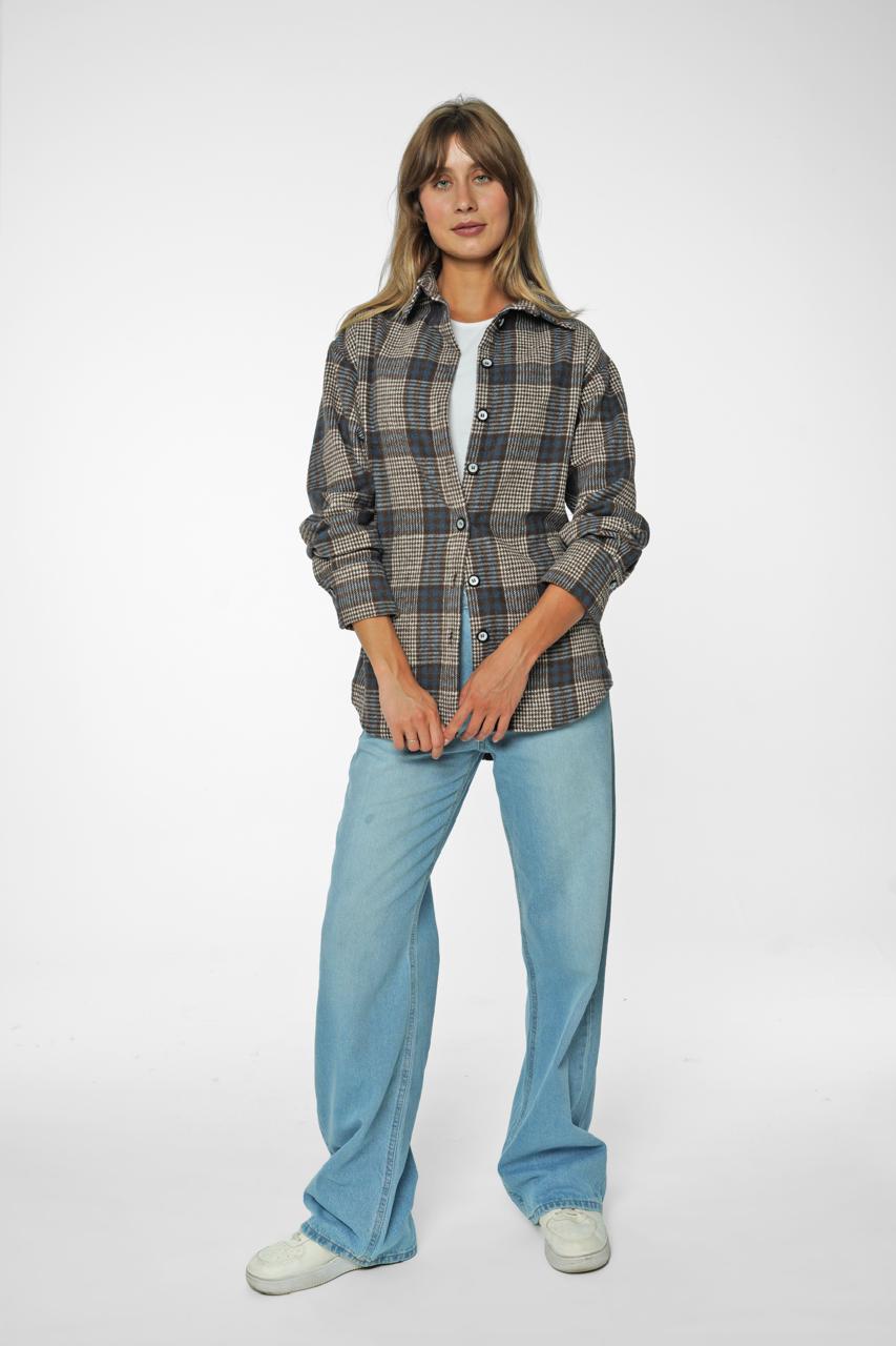 Relaxed Fit Plaid Flannel Shirt