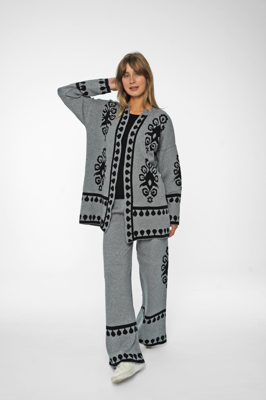 The Heritage Jacquard Knit Three-Piece Set