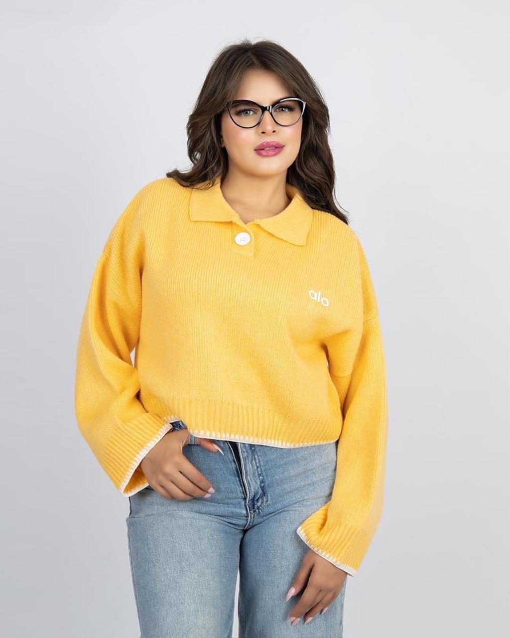 Knitted “alo” Sweater