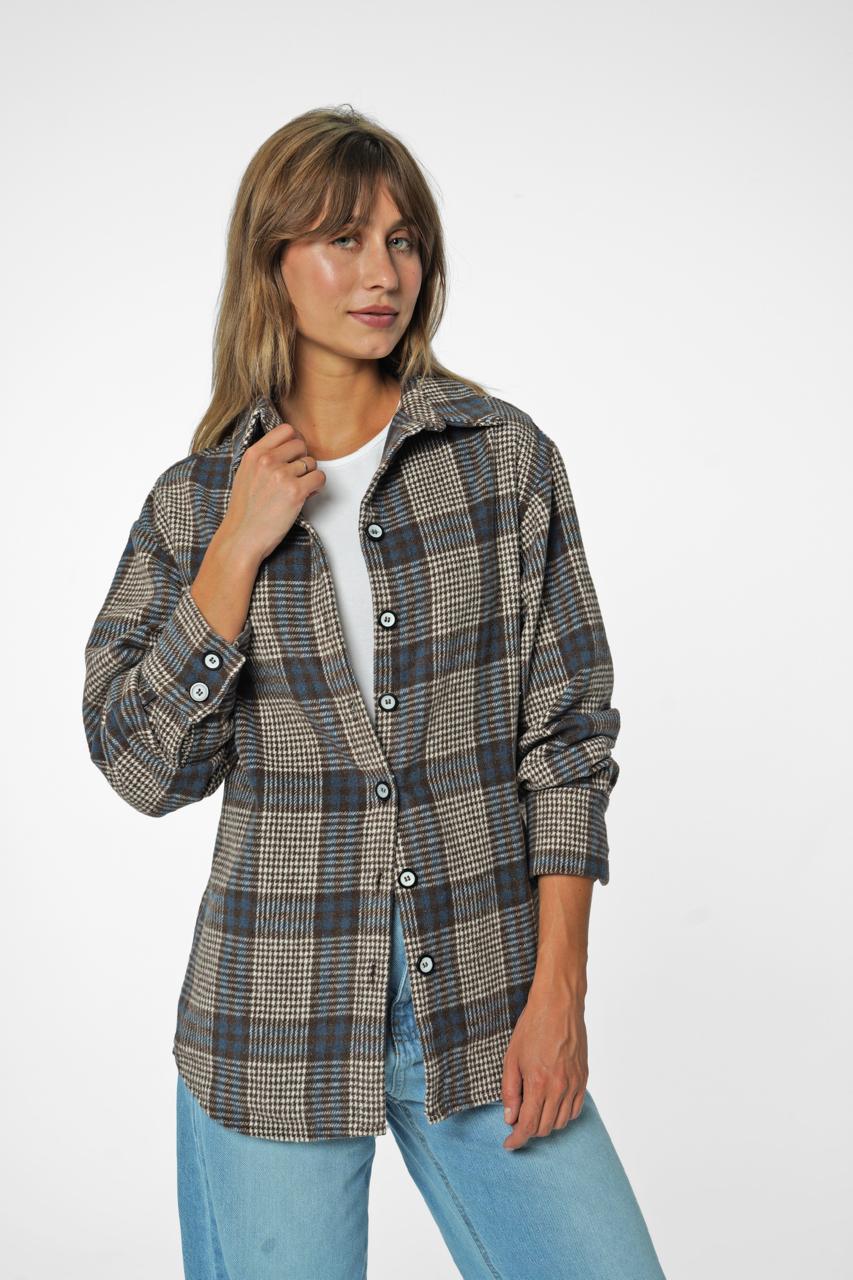 Relaxed Fit Plaid Flannel Shirt